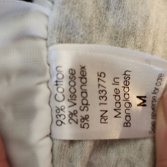 Rouged maternity tank, grey, sz M - Picture 3 of 5